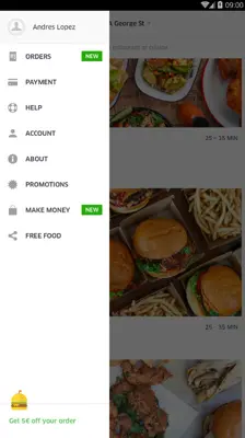 Uber Eats android App screenshot 4