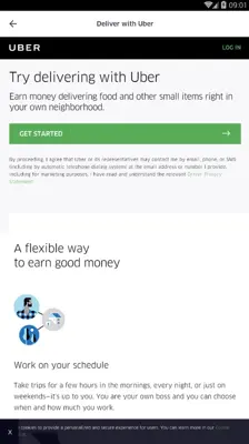 Uber Eats android App screenshot 5